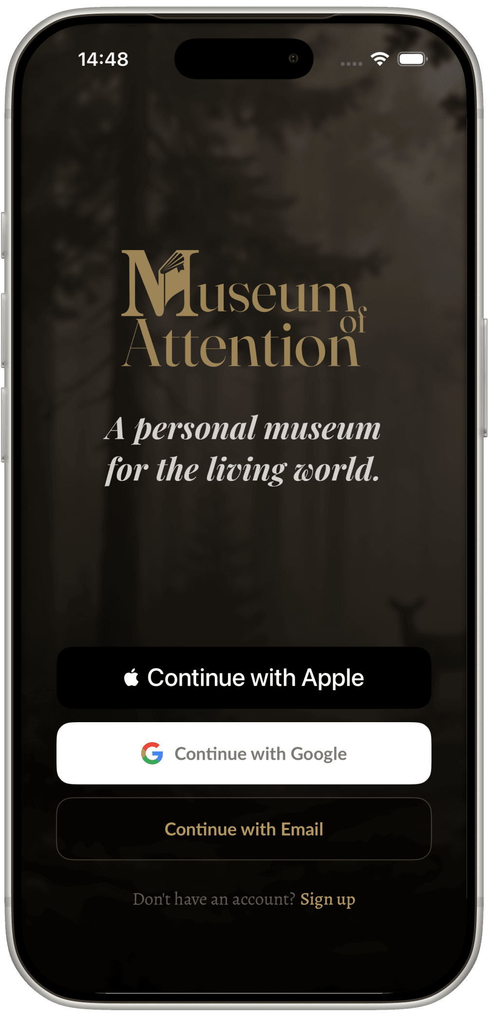 Museum of Attention app preview